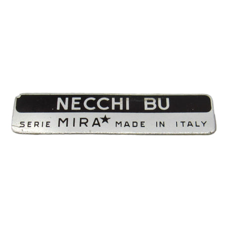 Necchi BU Mira Sewing Machine Badge - Central Michigan Sewing Supplies