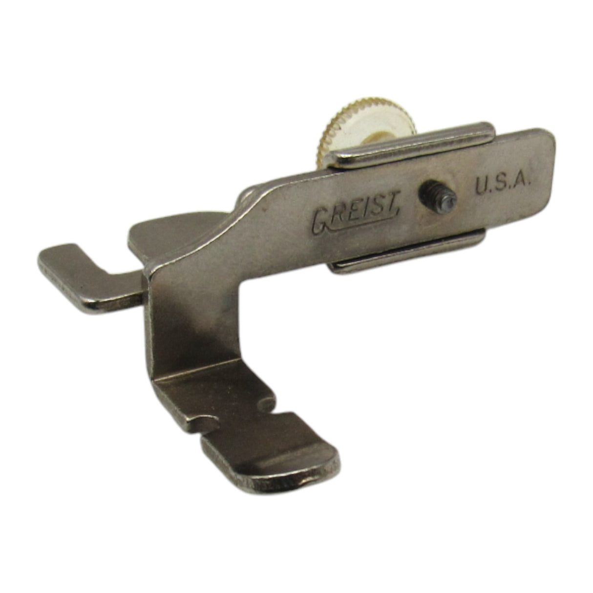 Greist Adjustable Zipper Foot Bottom Clamping - Central Michigan Sewing Supplies