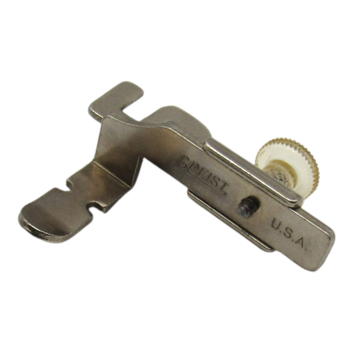 Greist Adjustable Zipper Foot Bottom Clamping - Central Michigan Sewing Supplies