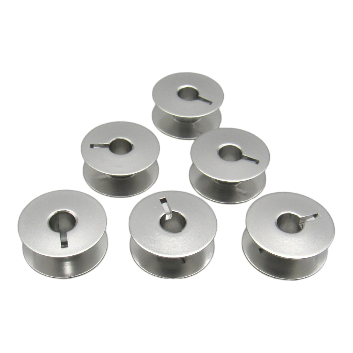 6 Aluminum Bobbins - Singer Part # 55623AQ - Central Michigan Sewing Supplies