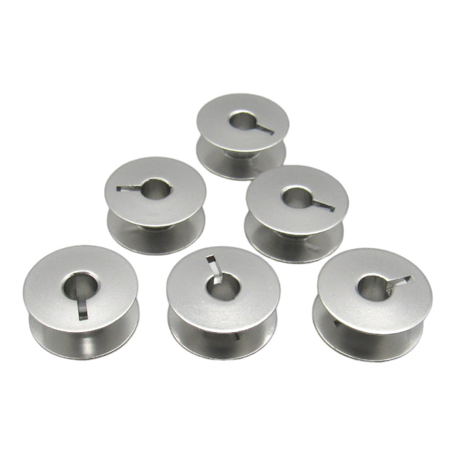 6 Aluminum Bobbins - Singer Part # 55623AQ - Central Michigan Sewing Supplies