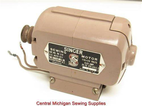 Vintage Original Singer Motor BA 3-8 (Tan) - Central Michigan Sewing Supplies