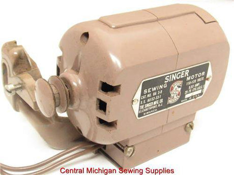 Vintage Original Singer Motor BA 3-8 (Tan) - Central Michigan Sewing Supplies