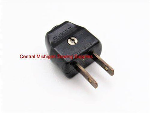 Original Elna 2 Prong Male Plug - Central Michigan Sewing Supplies