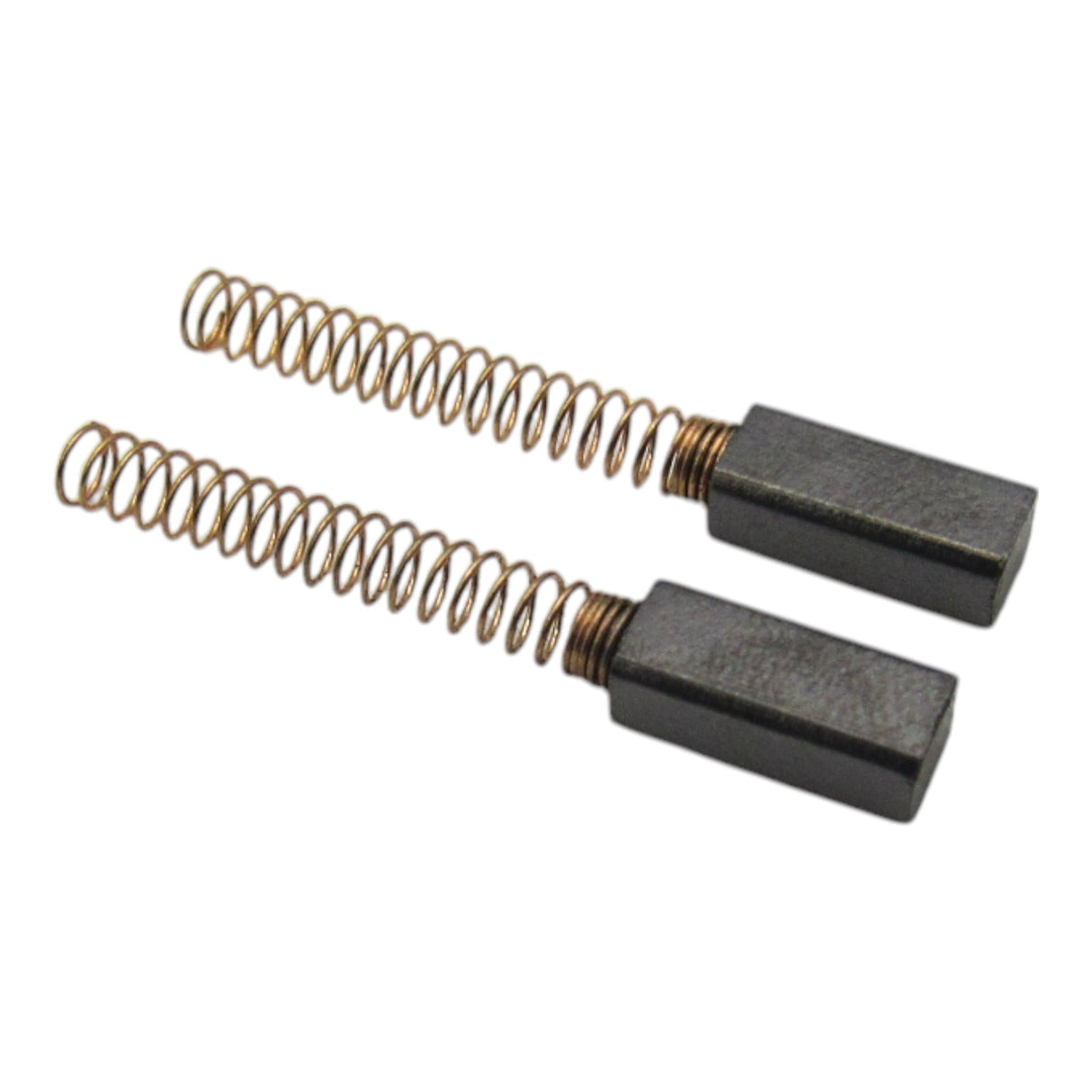 (2) Carbon Motor Brushes Medium Size with Springs 4 mm x 3.5 mm x 13 mm - Part # YM4013-P - Central Michigan Sewing Supplies