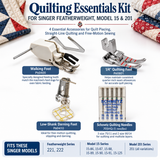 Singer Featherweight 221, 222, 15-91 & 201 Quilting Kit - Central Michigan Sewing Supplies