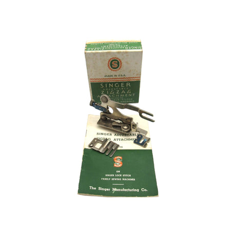 Vintage Singer Sewing Machine Low Shank Zigzag Attachment - Part # 121706 - Central Michigan Sewing Supplies