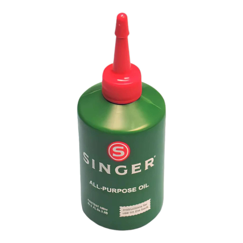 Singer Sewing Machine Oil 100ml Bottle - All-Purpose Lubricant - Central Michigan Sewing Supplies