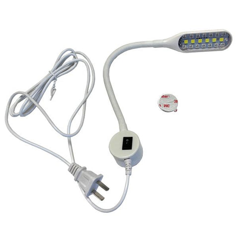 Flexible Gooseneck LED Work Light with Magnetic Base - Central Michigan Sewing Supplies