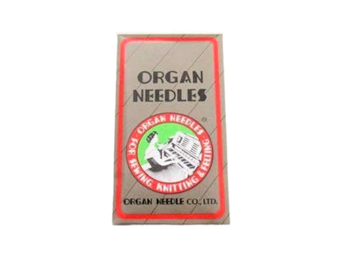 (10) Organ Needles Jersey Ball Point Pack of Ten 15X1 Available in size 9, 11, 12, 14, 16, 18 - Central Michigan Sewing Supplies