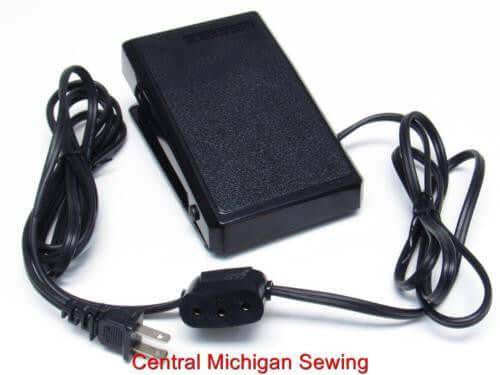 New Replacement Electronic Foot Control - Fits Singer Model 15, 66, 99, 201, 206, 221, 306, 319
