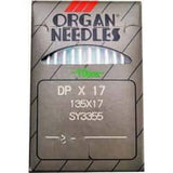 Organ Industrial Sewing Machine Needles STANDARD POINT 135x17, DPx17 Availabe in Size 14, 16, 18, 20, 21, 22, 24 Fits Singer Models 111W, 111G, 211W, 211G, 153W1, 153W3, 153W4, 168W, 168G, 410W - Central Michigan Sewing Supplies