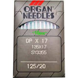 Organ Industrial Sewing Machine Needles STANDARD POINT 135x17, DPx17 Availabe in Size 14, 16, 18, 20, 21, 22, 24 Fits Singer Models 111W, 111G, 211W, 211G, 153W1, 153W3, 153W4, 168W, 168G, 410W - Central Michigan Sewing Supplies