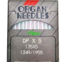 Organ Industrial Sewing Machine Needles BALL POINT 135x5, 135x7, DPx5, DPx7, 134R Available in Size 12, 14, 16