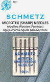 Schmetz Microtex Needles Fits Most Home Machines - Central Michigan Sewing Supplies
