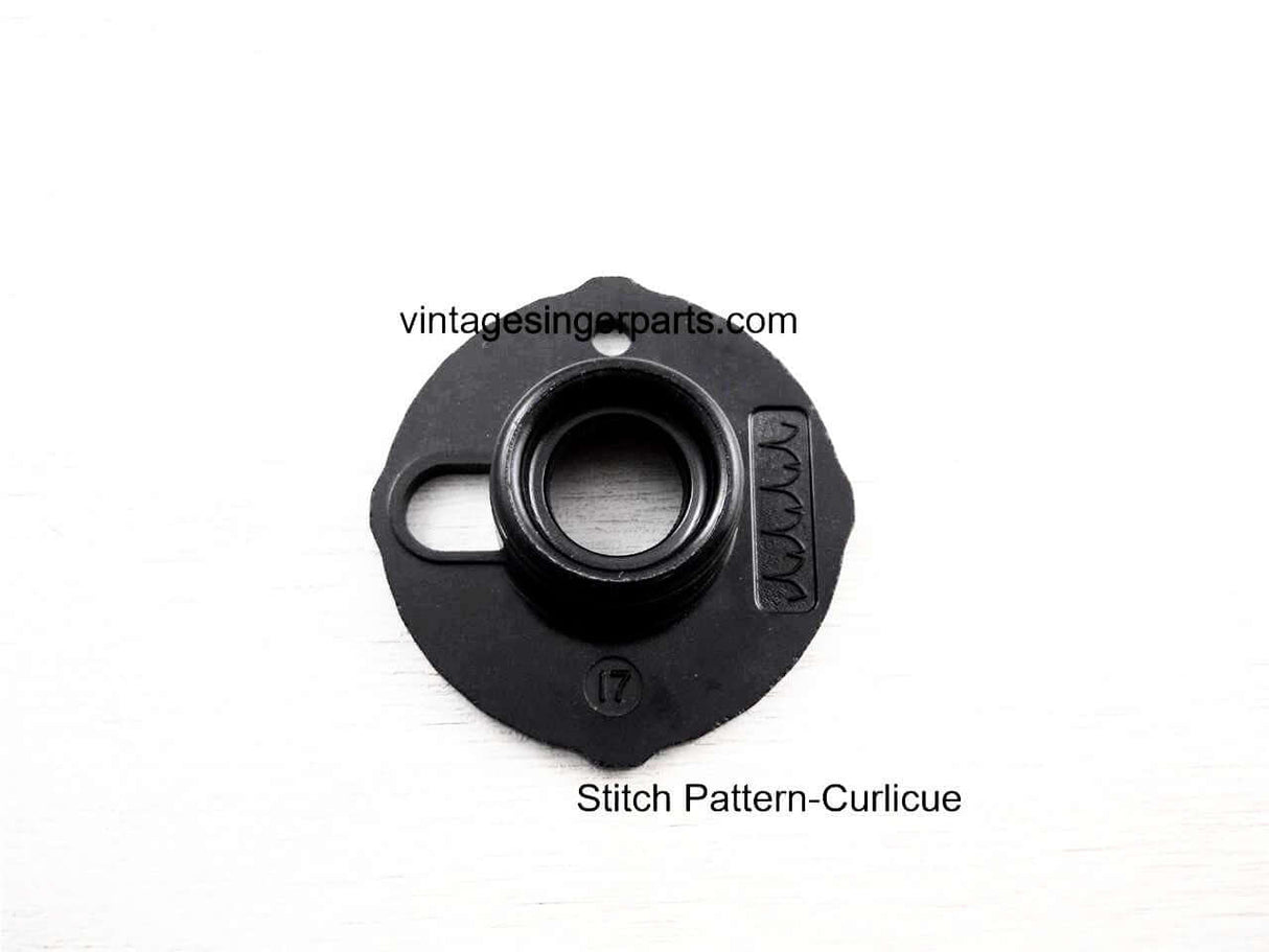 Original Singer Top Hat Cam # 17 Curlicue 174545 Fits Models 401, 403, 411, 431, 500, 503, 600 series - Central Michigan Sewing Supplies