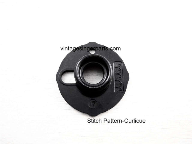 Original Singer Top Hat Cam # 17 Curlicue 174545 Fits Models 401, 403, 411, 431, 500, 503, 600 series - Central Michigan Sewing Supplies