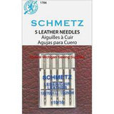 Schmetz Leather Needles Fits Singer Models 15, 27, 28, 66, 99, 201, 221, 301, 401, 403, 404, 500, 503