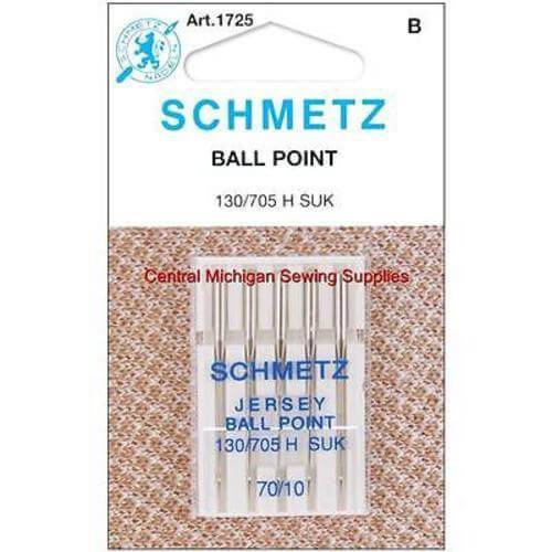 Schmetz Sewing Machine Needles Jersey Ball Point 15x1 Available in size 10, 12, 14, 16, and assortment pack
