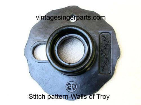 Original Singer Top Hat Cam # 20 Walls of Troy 174546 Fits Models 401, 403, 411, 431, 500, 503, 600 series - Central Michigan Sewing Supplies