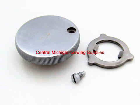 Original Stop Motion Knob Clutch, Set Screw, Washer Fits Singer Model 221 - Central Michigan Sewing Supplies