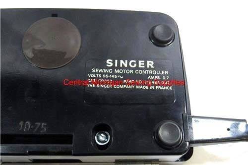 Vintage Original Singer Foot Contol Fits 724, 734, 737, 755, 756, 758, 774, 775, 776,778 - Central Michigan Sewing Supplies