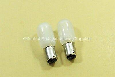 Frosted Light Bulbs (2-pack) - Bernina, Pfaff, Viking #  026367000 - Central Michigan Sewing Supplies