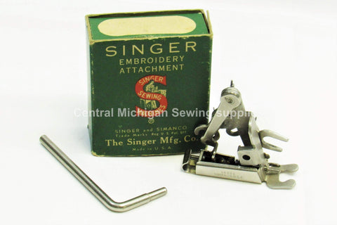 Vintage Original Singer Embroidery Attachment Single Thread # 26538 - Central Michigan Sewing Supplies