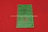 Vintage Original Singer Sewing Machine Model 66-6 Instruction Manual