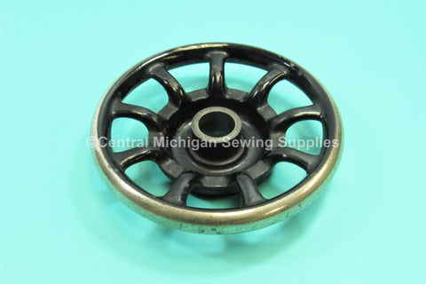 Original Singer 9 Spoke Hand Wheel Fits 20 mm Shaft Models 15, 66, 99, 28 - Central Michigan Sewing Supplies