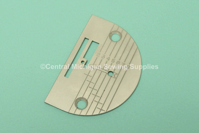 Vintage Original Singer Lined Needle Plate Part # 173585 Fits Models 15-125 - Central Michigan Sewing Supplies