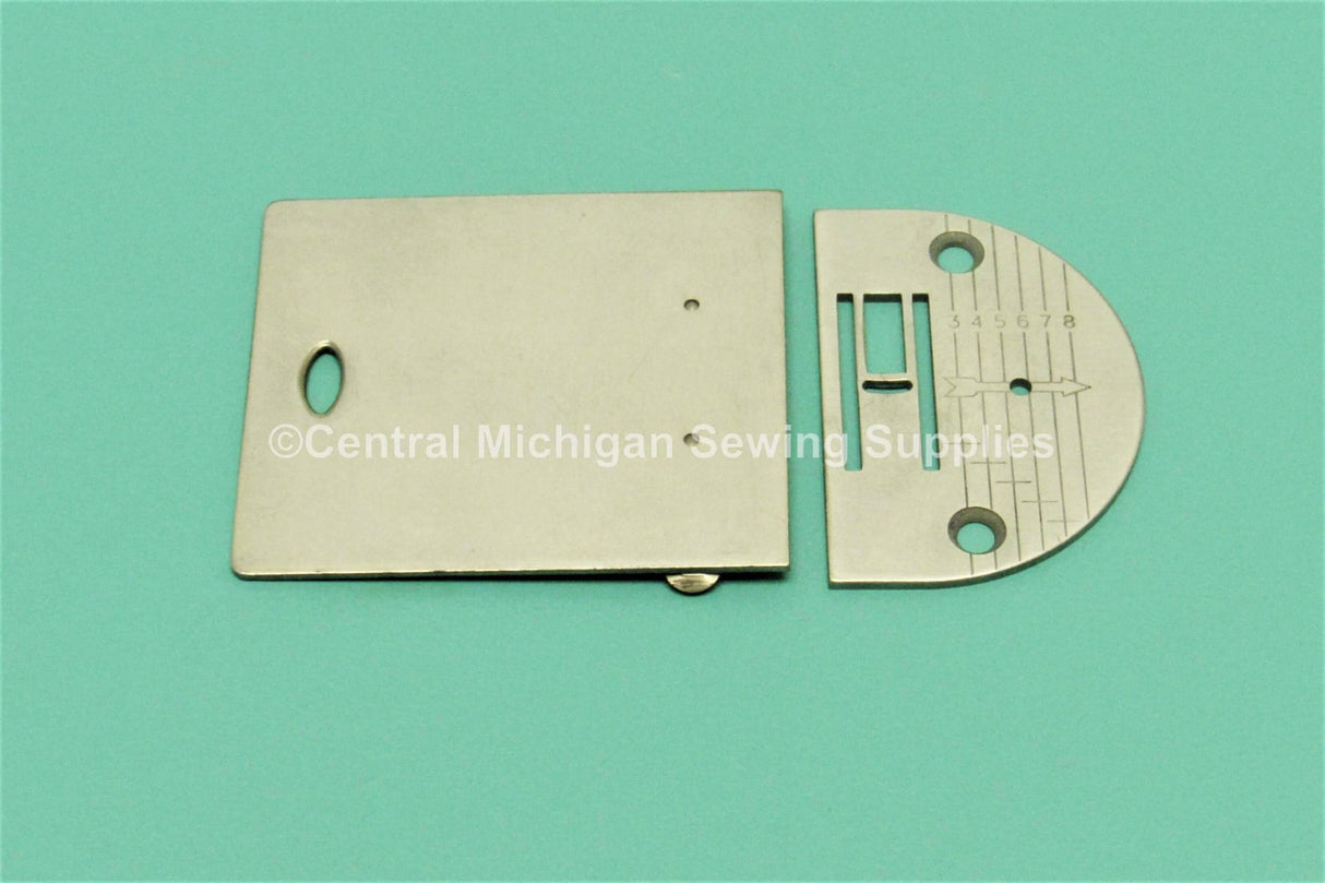 Original Singer Needle Plate & Bobbin Cover Fits Model 237 - Central Michigan Sewing Supplies