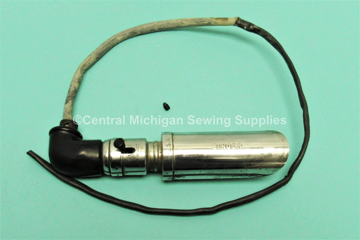 Vintage Original Light Fixture Complete Fits Model 101 - Central Michigan Sewing Supplies