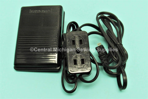 Universal Home Sewing Machine Electronic Foot Control Motor & Light Block Cord - Central Michigan Sewing Supplies