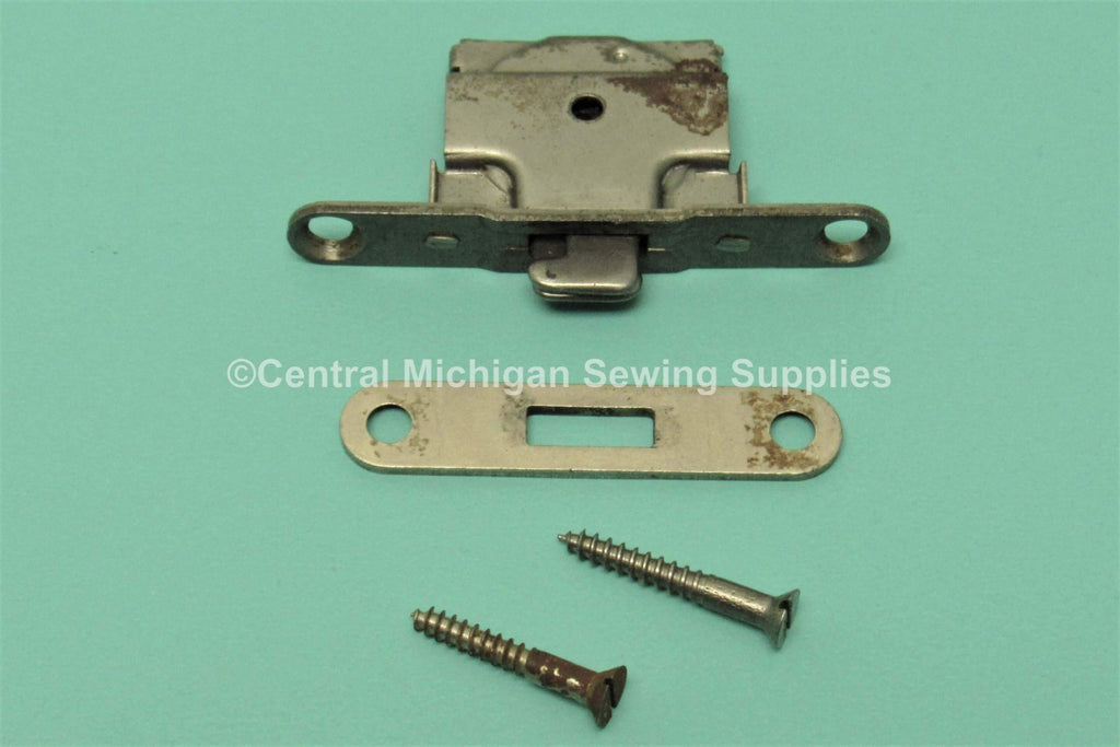 Vintage Original Singer Bentwood Case Lock