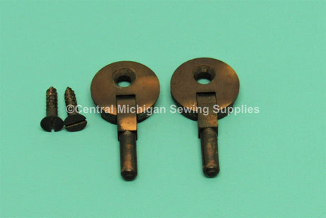 Vintage Original Singer Sewing Machine Hinges Set Of Two - Central Michigan Sewing Supplies