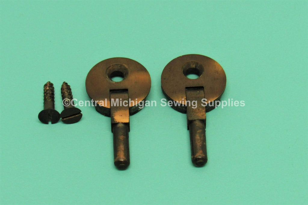 Vintage Original Singer Sewing Machine Hinges Set Of Two Central