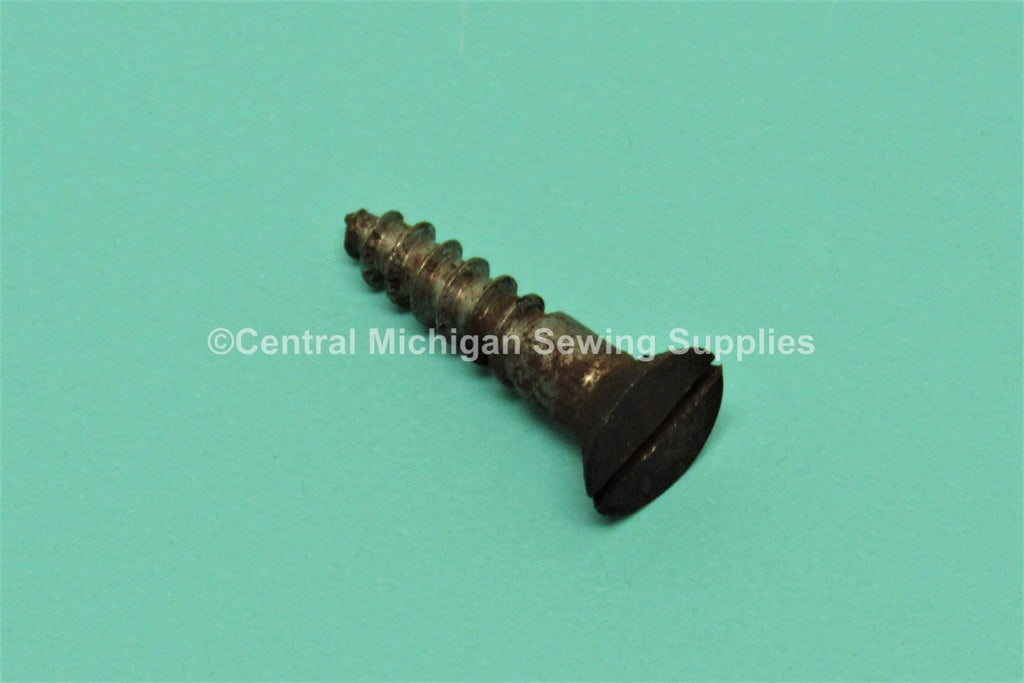 Vintage Original Singer Sewing Machine Treadle Cabinet Wood Screw - Central Michigan Sewing Supplies