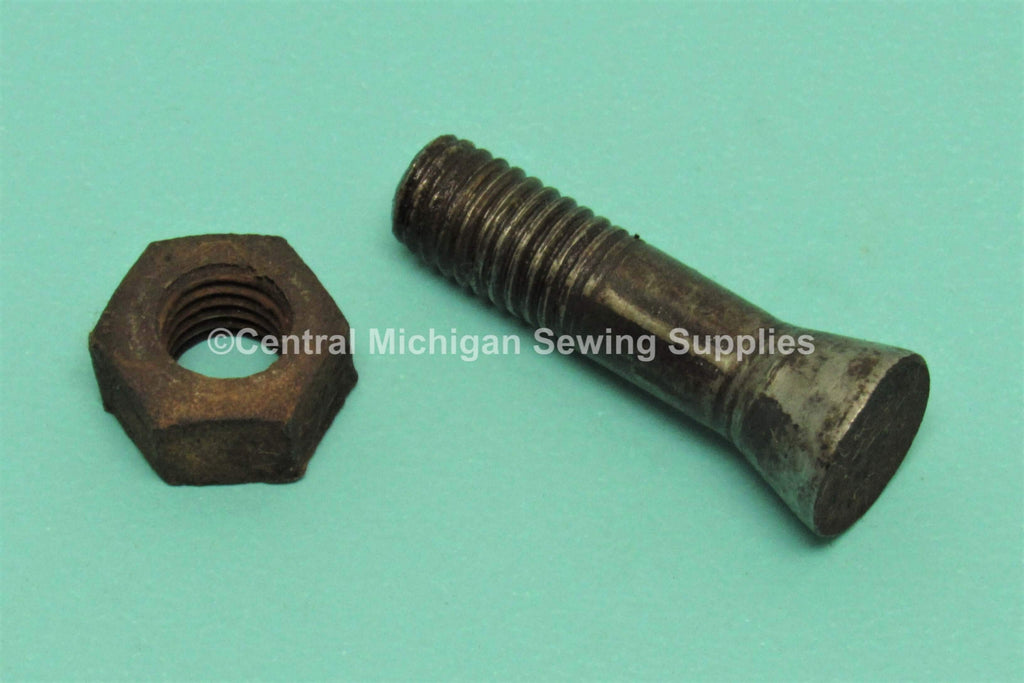 Singer Sewing Machine Industrial Treadle Cabinet Cast Iron Base Bolt Early 1890'S - Central Michigan Sewing Supplies
