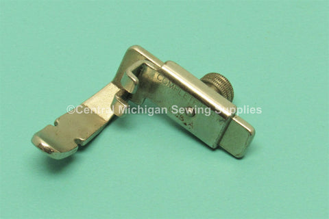 Vintage Original Singer Adjustable Zipper Foot # 160854 Fits Low Shank Models 15, 27, 28, 66, 99, 201, 221, 222 - Central Michigan Sewing Supplies