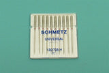 Schmetz Sewing Machine Needles 15x1 Available in size 8, 9, 10, 11, 12, 14, 16, 18 (10 pack)
