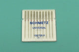 Schmetz Sewing Machine Needles 15x1 Available in size 8, 9, 10, 11, 12, 14, 16, 18 (10 pack) - Central Michigan Sewing Supplies