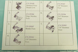 Special Hemmer Feet and Binder Set- Fits Most Low Shank ZigZag Sewing Machines - Central Michigan Sewing Supplies