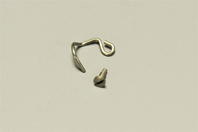 Vintage Original Needle Bar Thread Guide & Screw - Fits Singer Models 27, 127, 28, 128 - Central Michigan Sewing Supplies