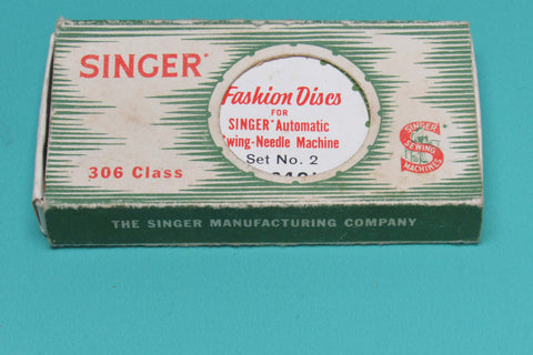 Original Singer Fashion Disc #2 - Fits Models 206, 306, 319 - Central Michigan Sewing Supplies