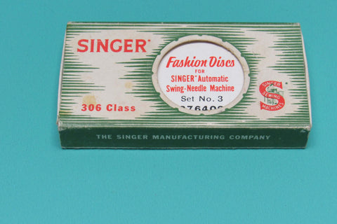 Original Singer Fashion Disc #3 - Fits Models 206, 306, 319 - Central Michigan Sewing Supplies