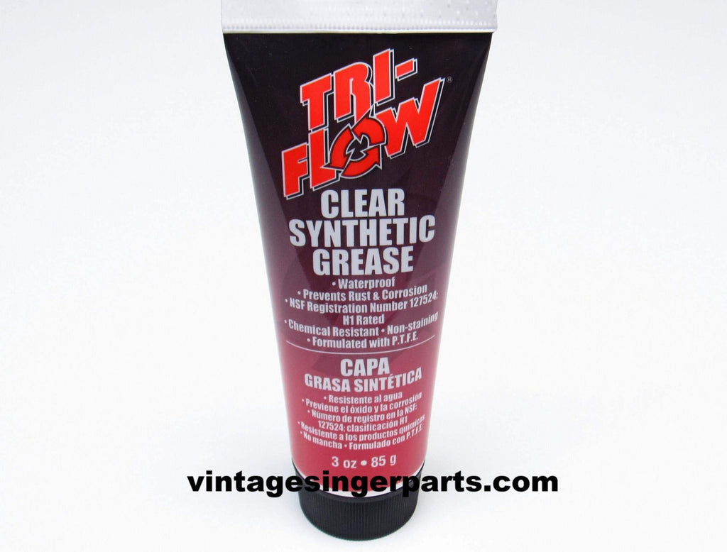 Tri-Flow Clear Synthetic Grease with Teflon - 3 oz Tube #23004 - Central Michigan Sewing Supplies