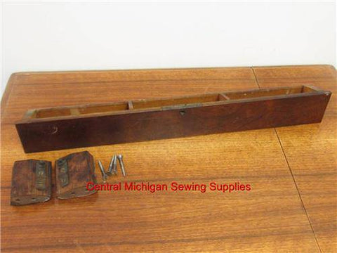 Tilt Down Front Drawer - Singer Treadle Cabinet - Central Michigan Sewing Supplies