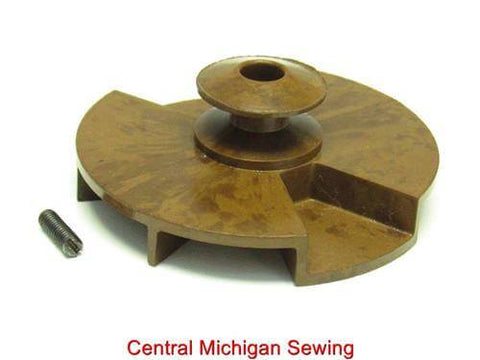 Vintage Original Motor Pulley - Fits Singer model 328 - Central Michigan Sewing Supplies
