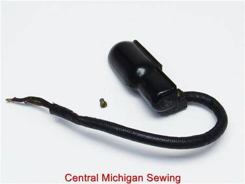 Light Cover & Socket - Fits Singer Model 201 - Central Michigan Sewing Supplies